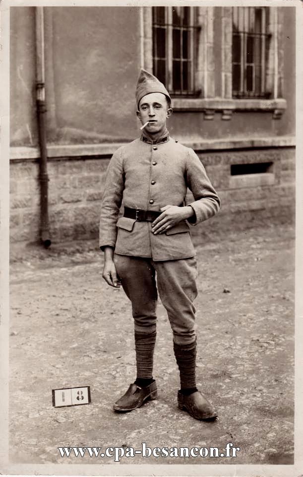 BESANÇON - Perrier Gabriel au 60ème Régiment d'Infanterie - C.A. 1 - Caserne Charmont - 1er janvier 1939